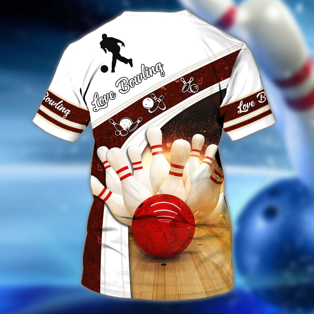 Personalized Name Bowling Q11 All Over Printed Unisex Shirt