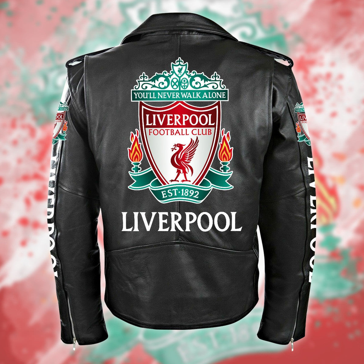 Liverpool Zipper Vintage Leather Jacket S010202