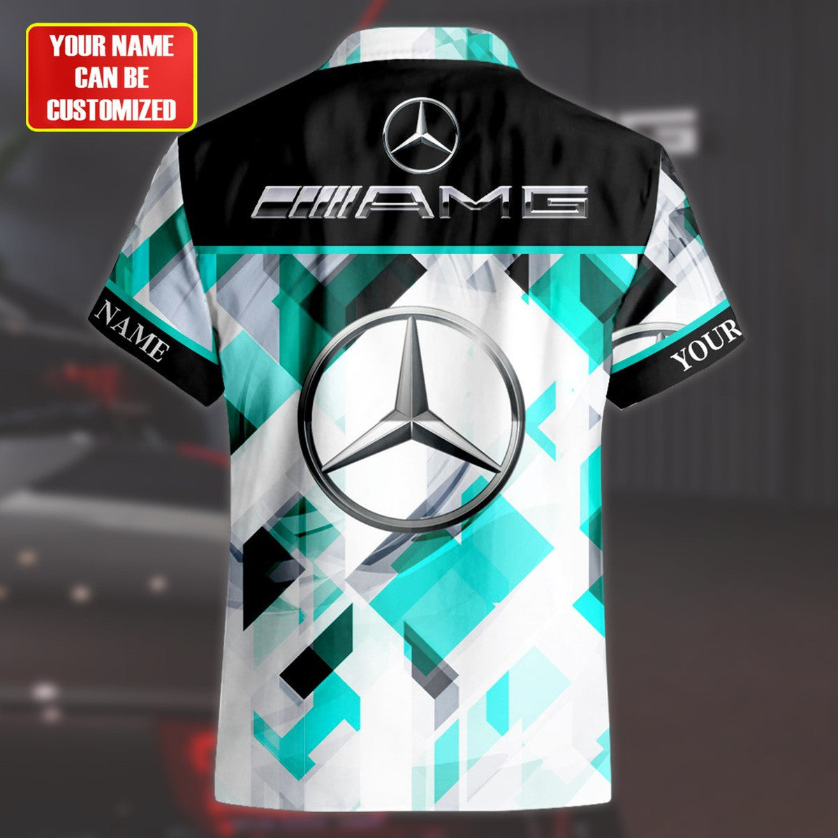 Merc AMG Petronas Hawaii Shirt Beach Short S030506