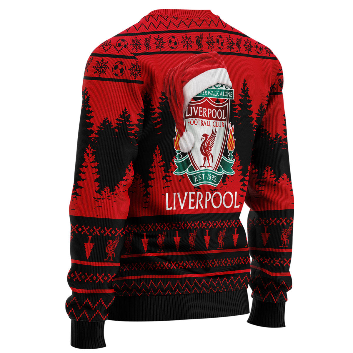 Liverpool Q12 Ugly Christmas Sweater , Unisex Wool Sweater Q091008