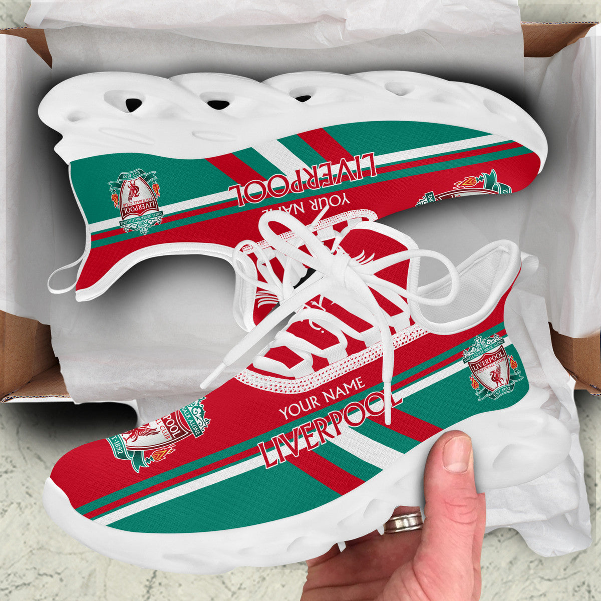 Personalized Liverpool Q2 Chunky Custom Sneaker Q311005