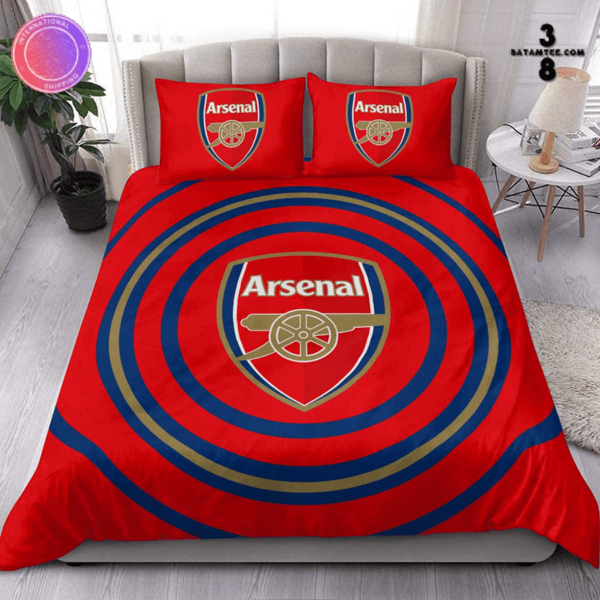 Arsenal Q2 All Over Printed Bedding Set