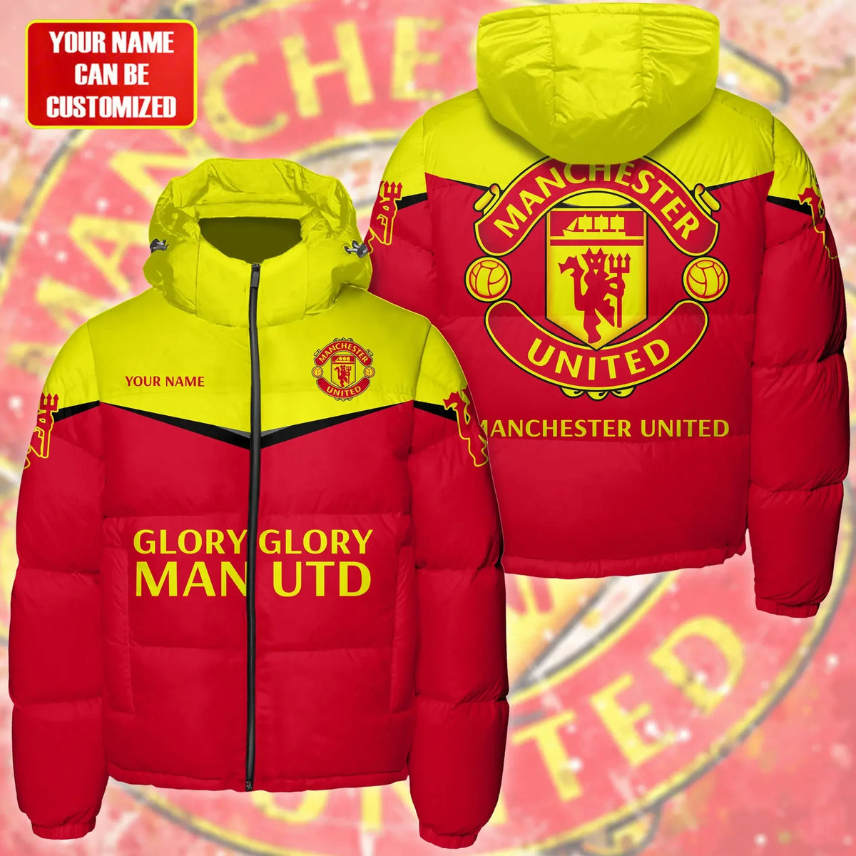 Manchester United Puffer Thermal Stand Collar Jacket Q201101