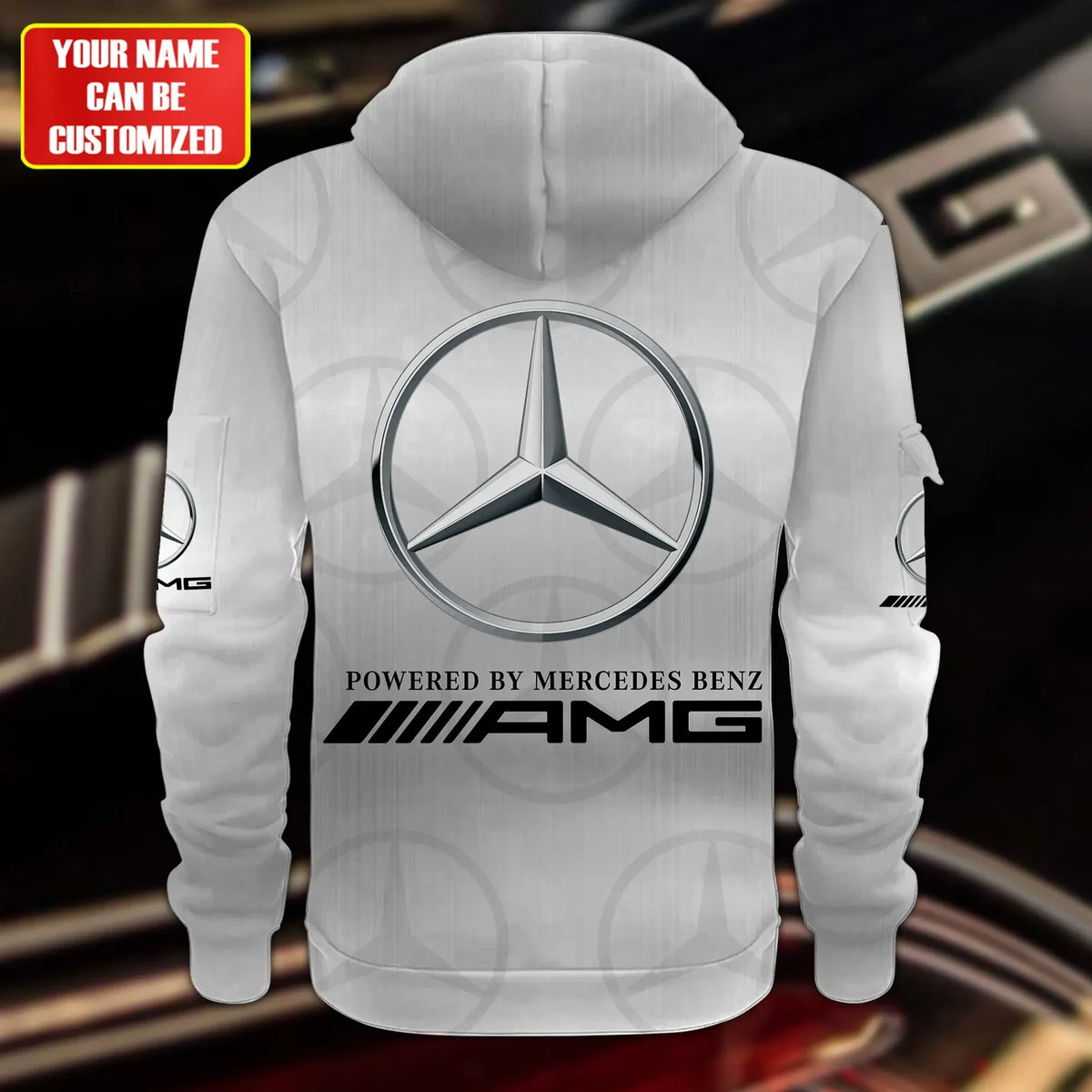 Personalized Merc AMG 3D Zip-Hoodie Cotton Jacket