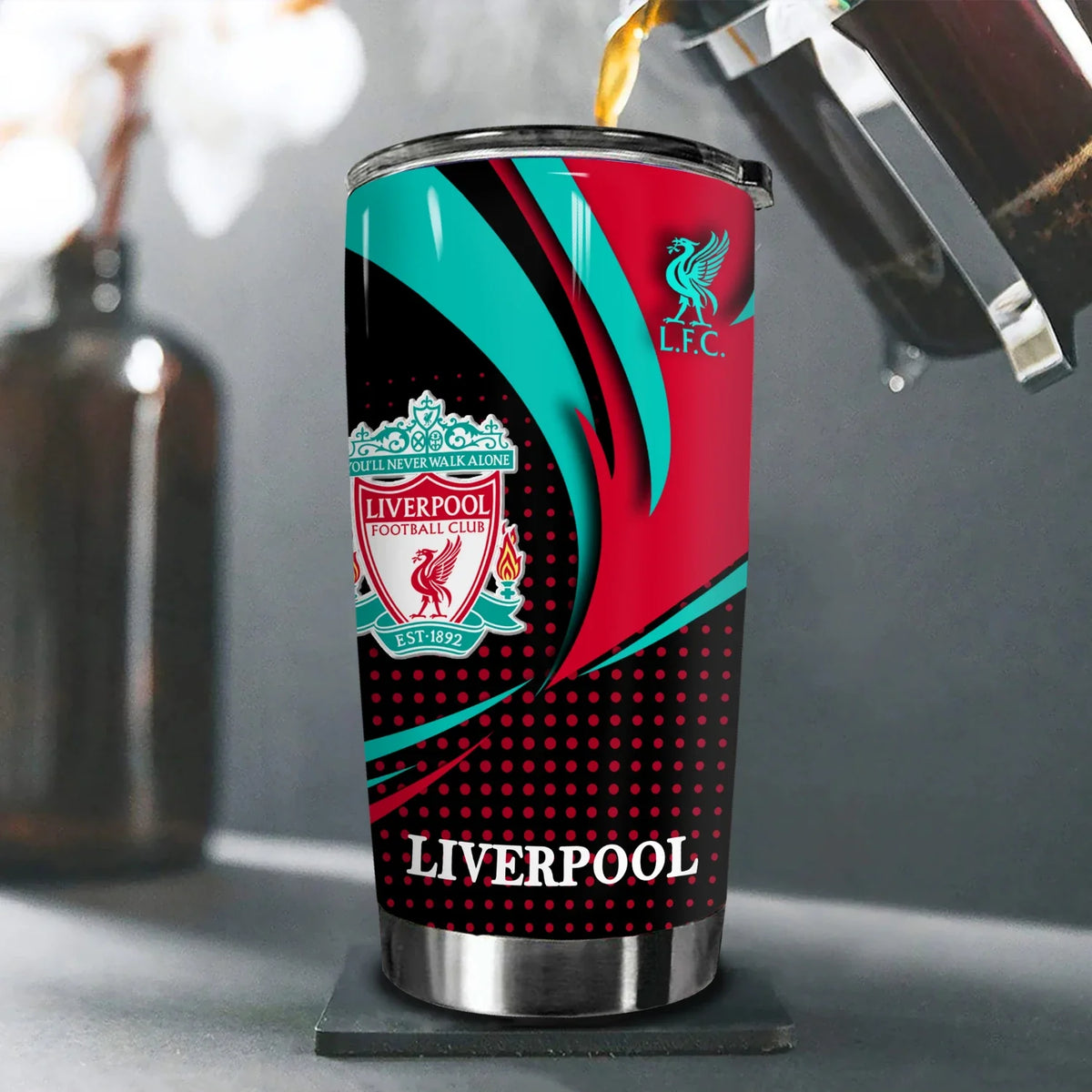 Liverpool Stainless Tumbler 20oz 30oz Cup V12