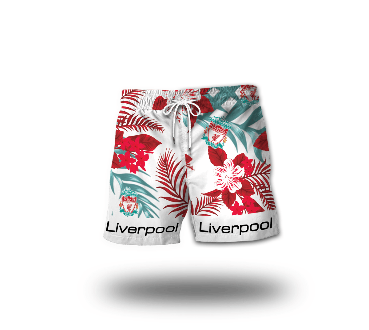 Liverpool Q6 Tropical Hawaii Shirt Beach Short