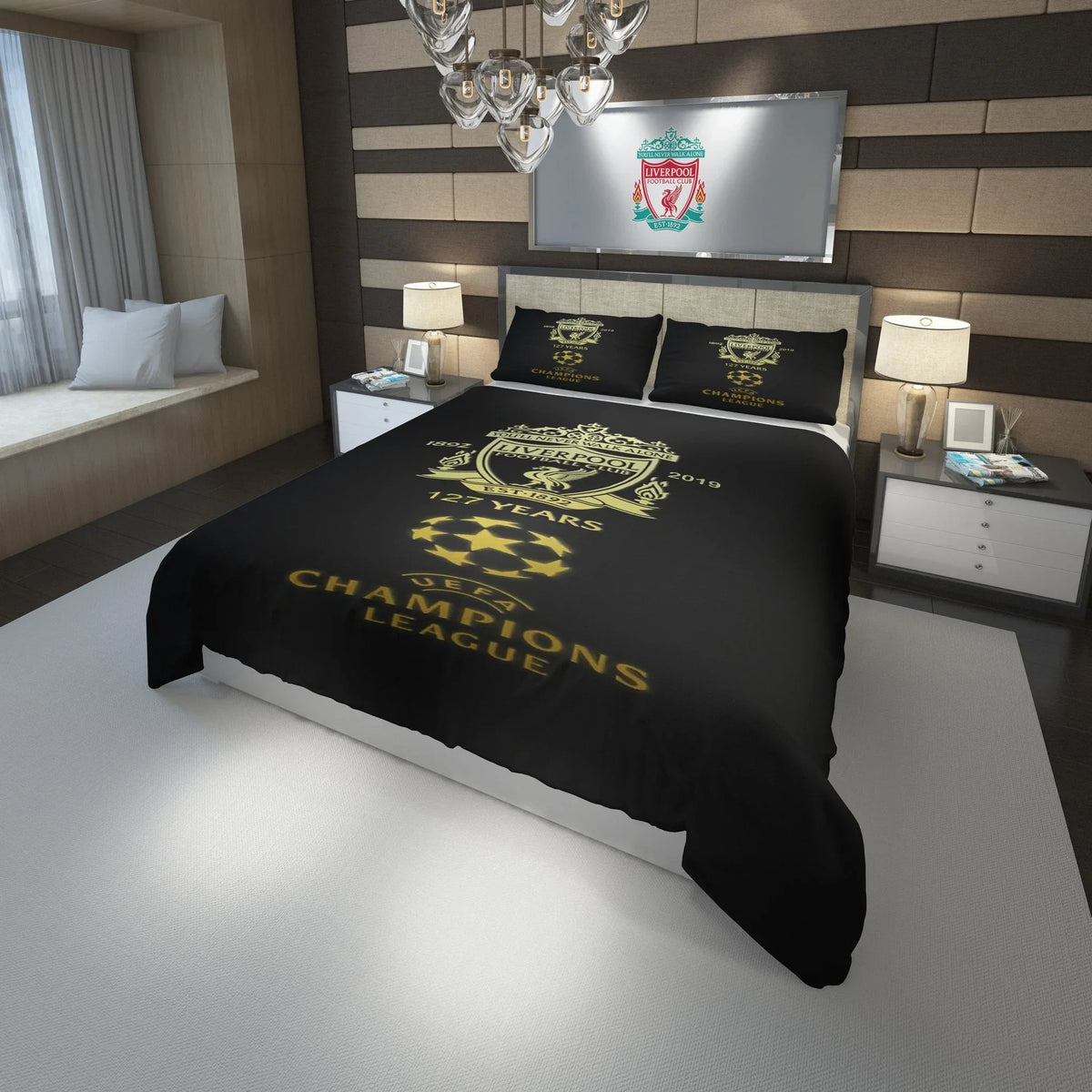 Liverpool All Over Printed Bedding Set V13