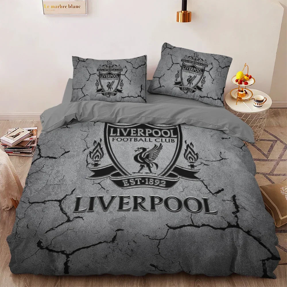 Liverpool Wall All Over Printed Bedding Set
