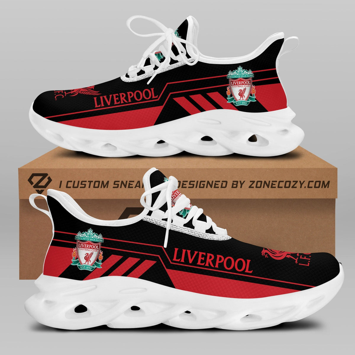 Liverpool V4 Chunky Custom Sneaker