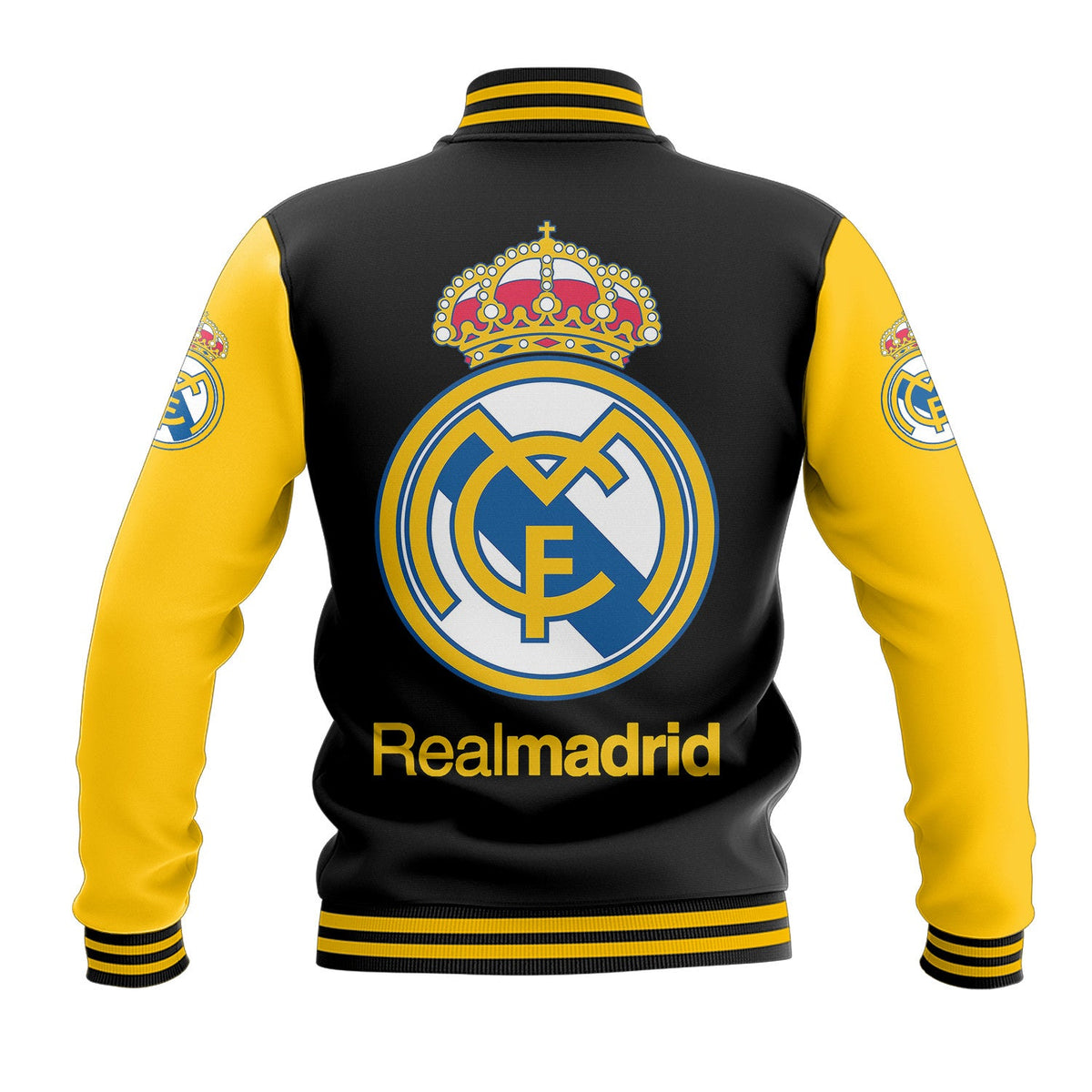 Personalized Real Madrid Baseball Jacket