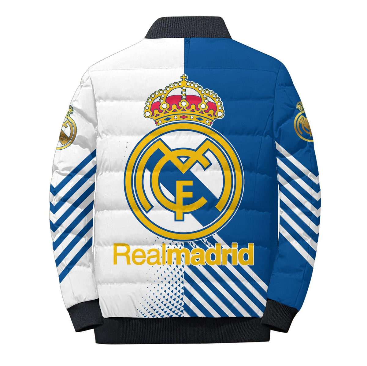 Personalized Real Madrid Puffer Jacket v2 3D