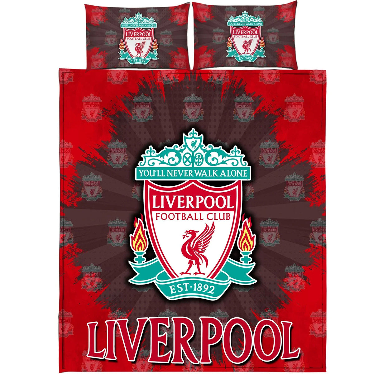 Liverpool Art All Over Printed Bedding Set