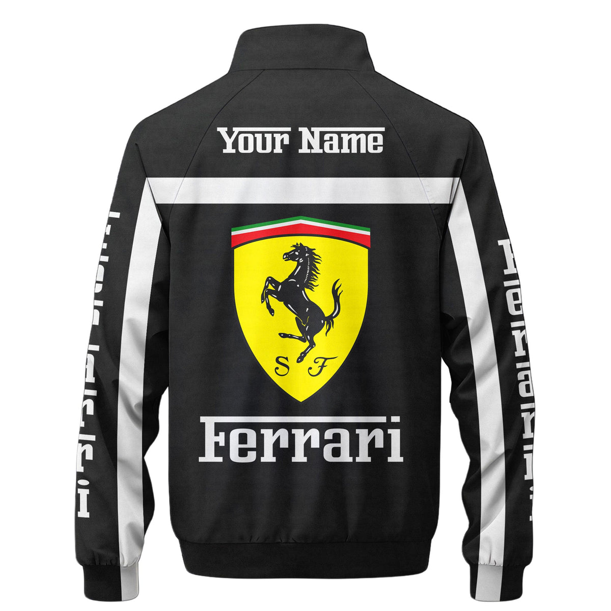 SF F1 Racing Zipper Stand Collar Jacket 3D V7
