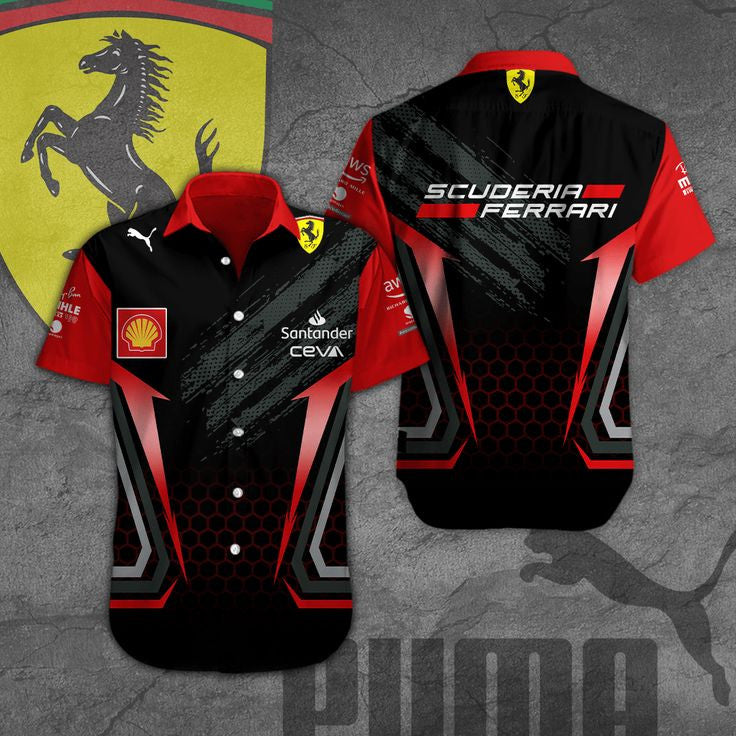 SF 3D Full Printing Set , SF Racing Shirt , Zipper Polo, Hoodie , Short , Polo ,hawaii V9