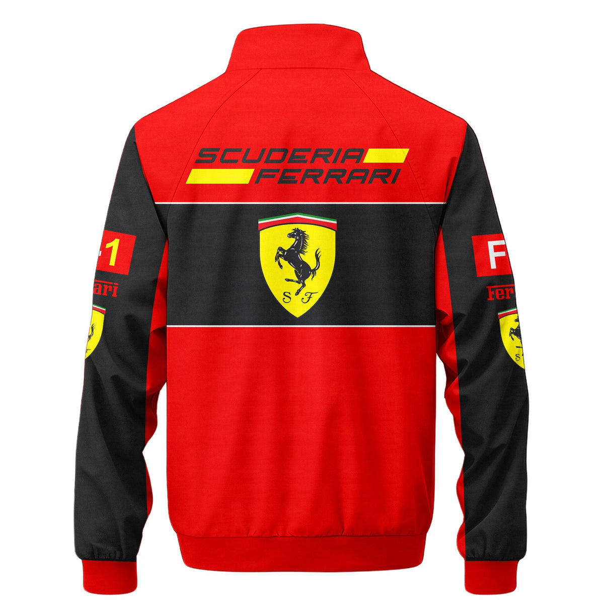 SF F1 Racing Zipper Stand Collar Jacket 3D V8