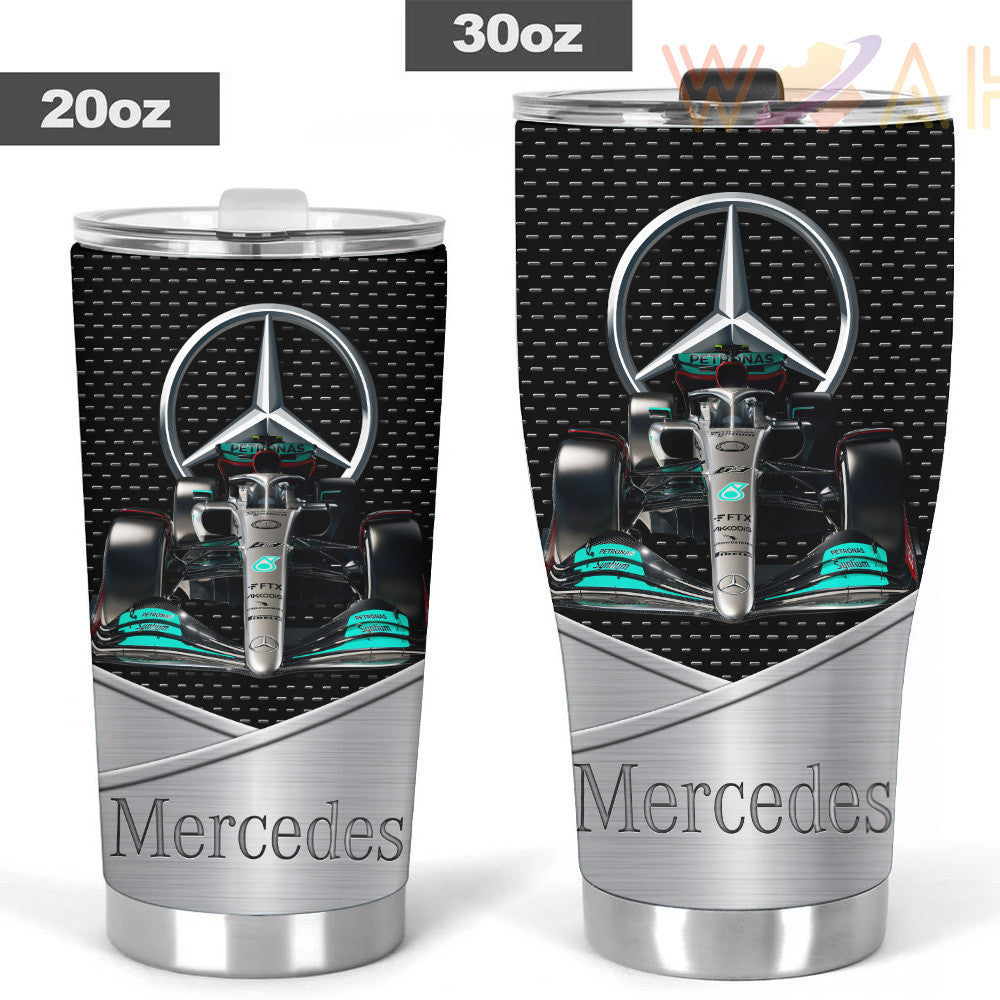 Personalized Merc AMG Petronas Stainless Tumbler 20oz 30oz Cup