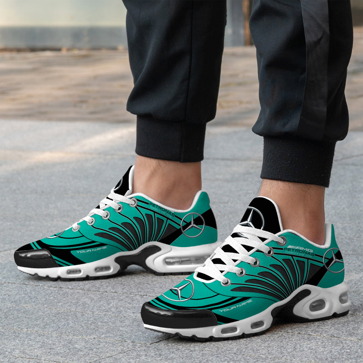 Personalized Merc AMG Petronas Air Cushion Sneaker