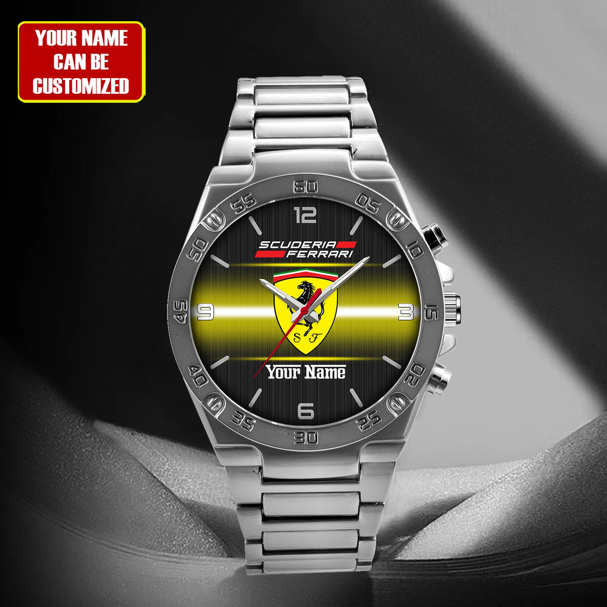 Personalized SF Sport Dial Steel Watch