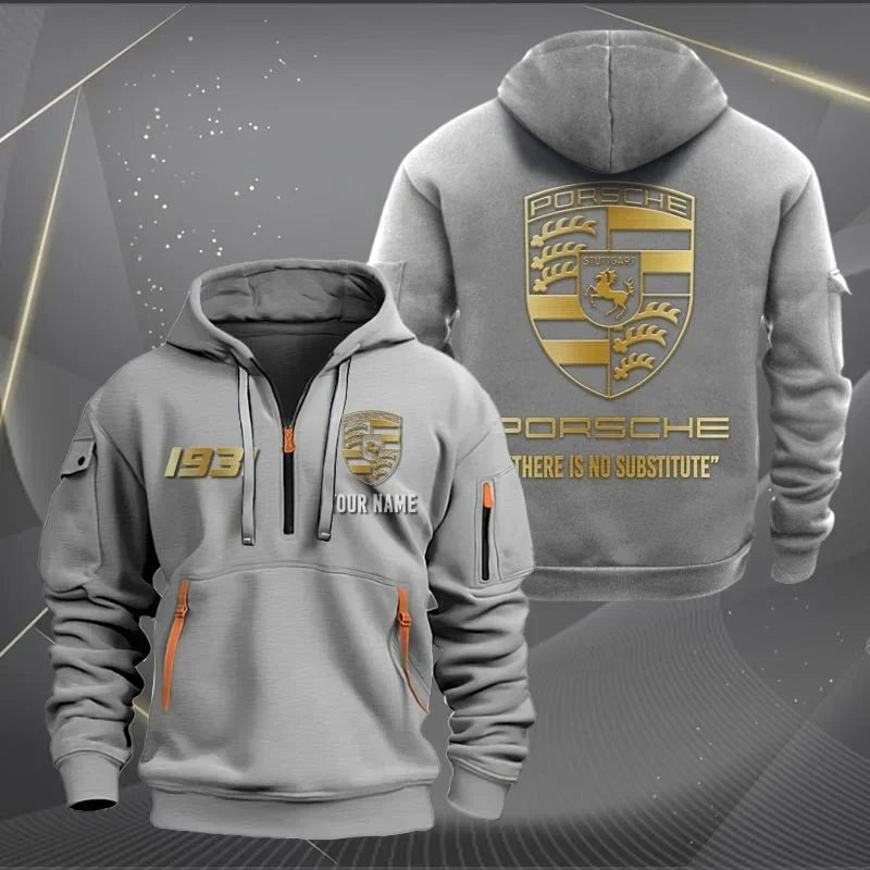 Personalized Pors Luxury Zip-Hoodie Cotton Jacket