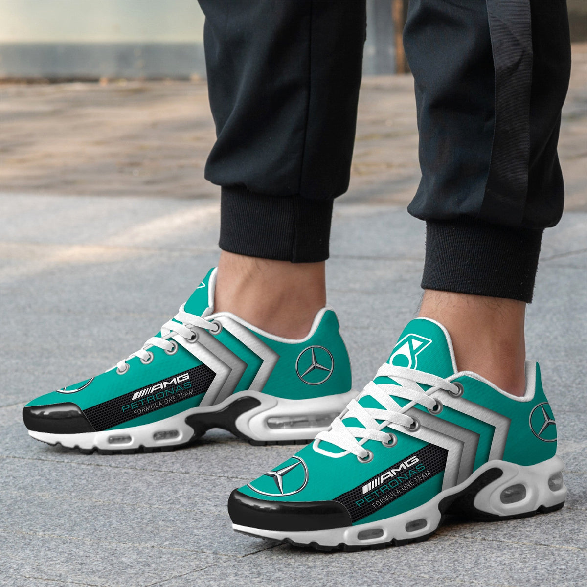 Personalized Merc AMG Petronas Air Cushion Sneaker