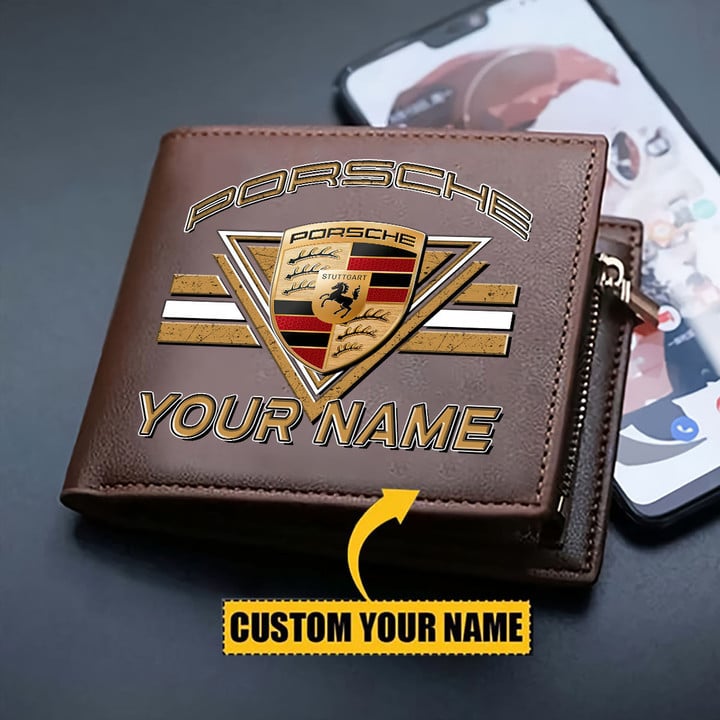 Personalized Pors Leather Wallet V4