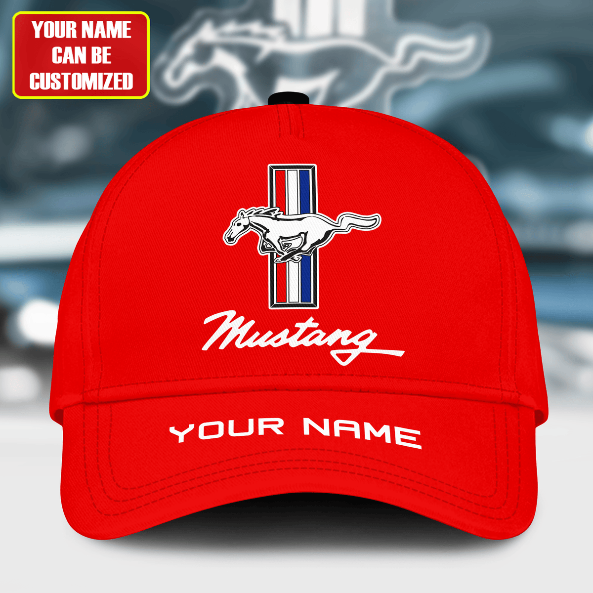 F Mustang Classic Red Cap S050405