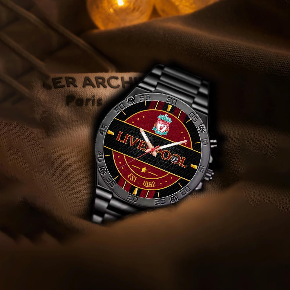 Personalized Liverpool Luxury Dial Steel Watch V2