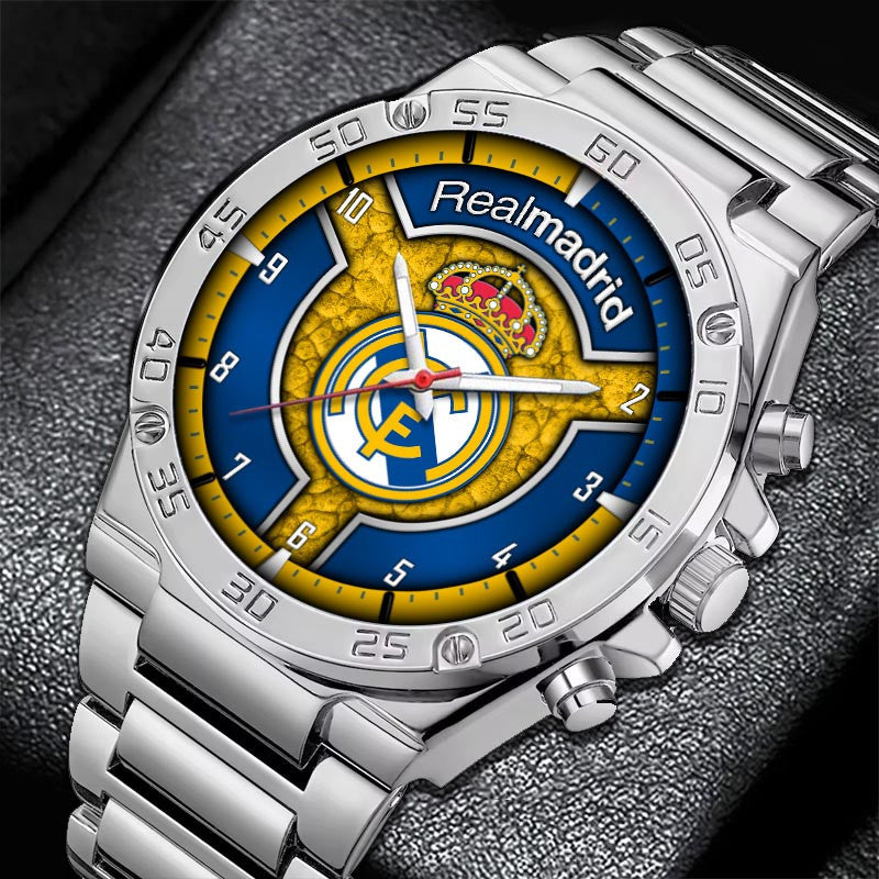Personalized Real Madrid Luxury Dial Steel Watch V2