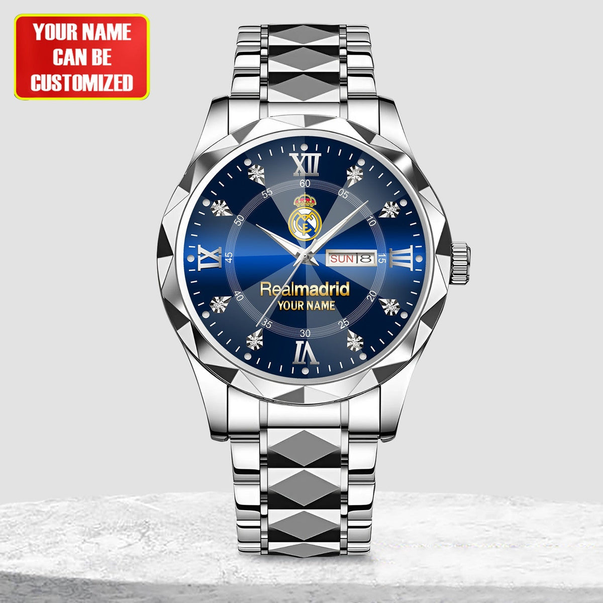 Personalized Real Madrid Sport Alloy Charley Watch V3