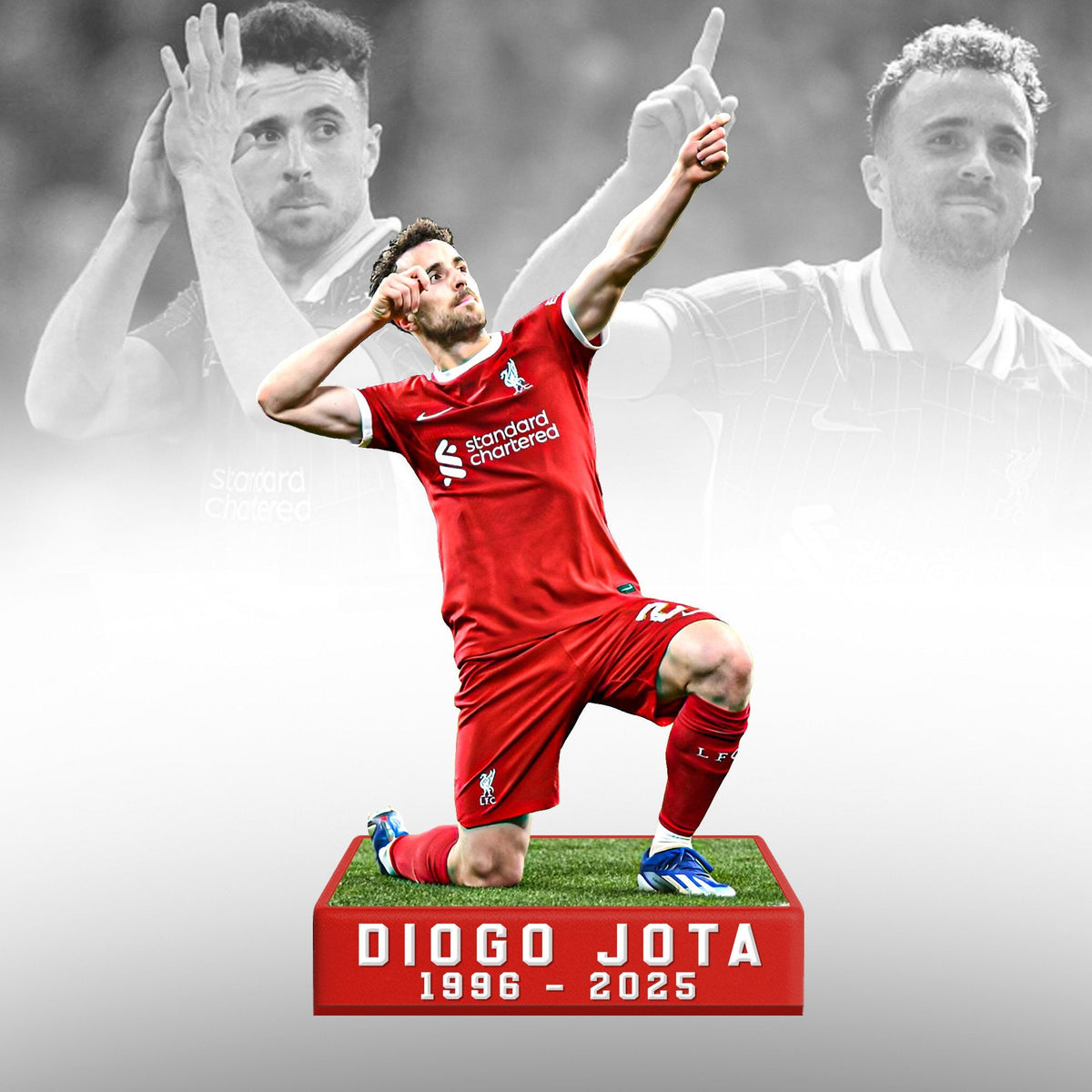 Diogo J - Personalized Liverpool Custom Shaped Acrylic Plaque V2