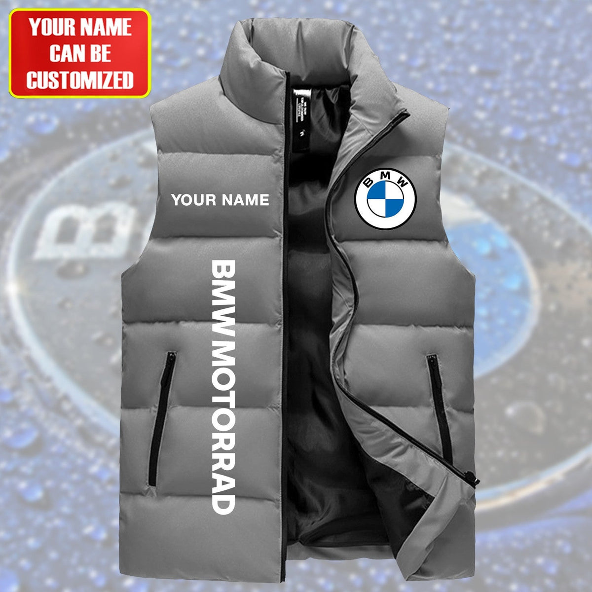 BW Motorrad Sleeveless Windproof Puffer Jacket Q241004