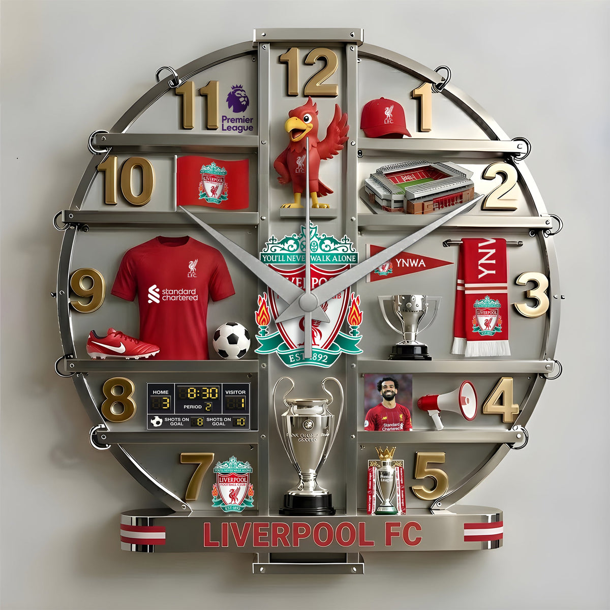 LVP Home Decorative 3D Visual Effect Acrylic Wall Clock