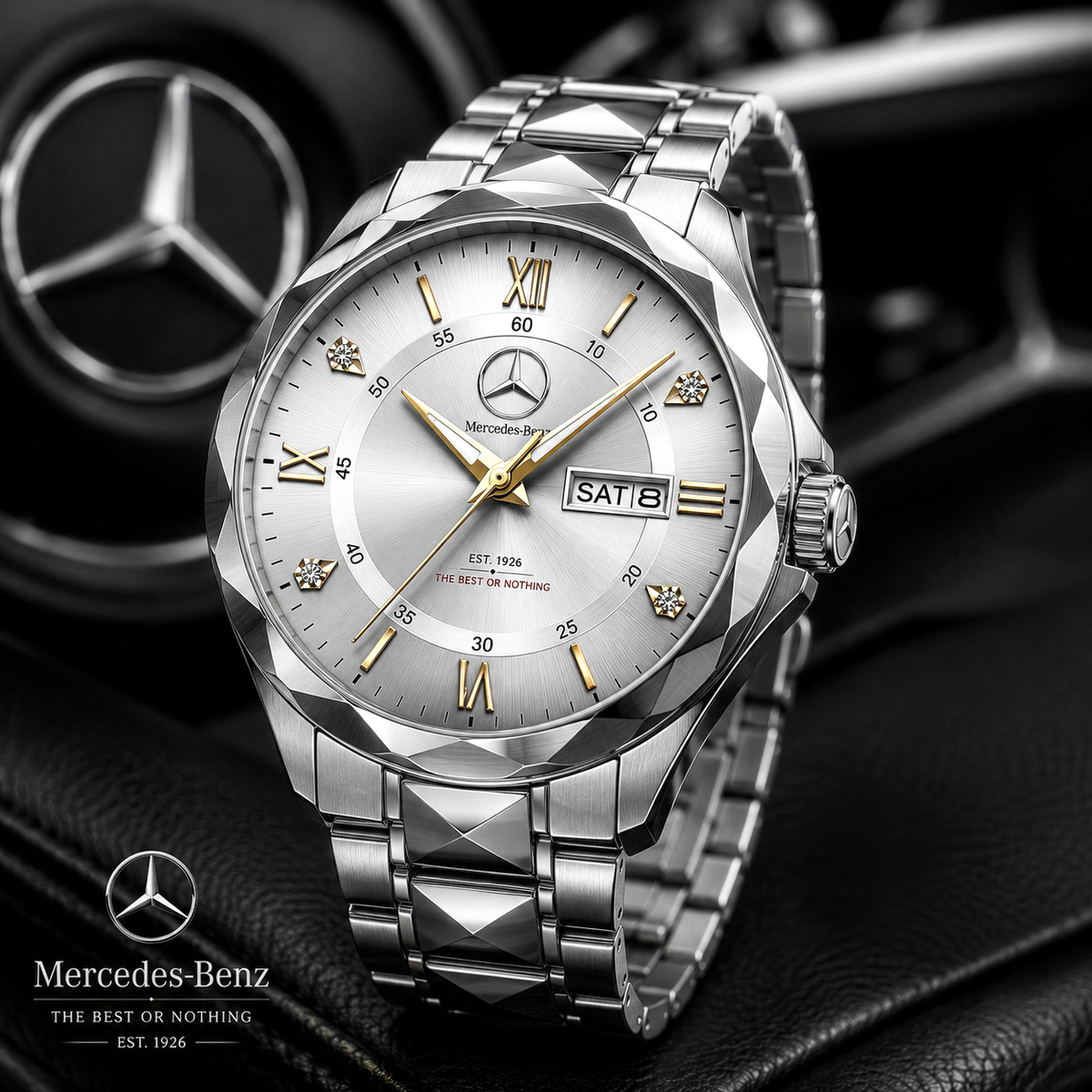 Personalized Merc Est.1926 Alloy Charley Watch