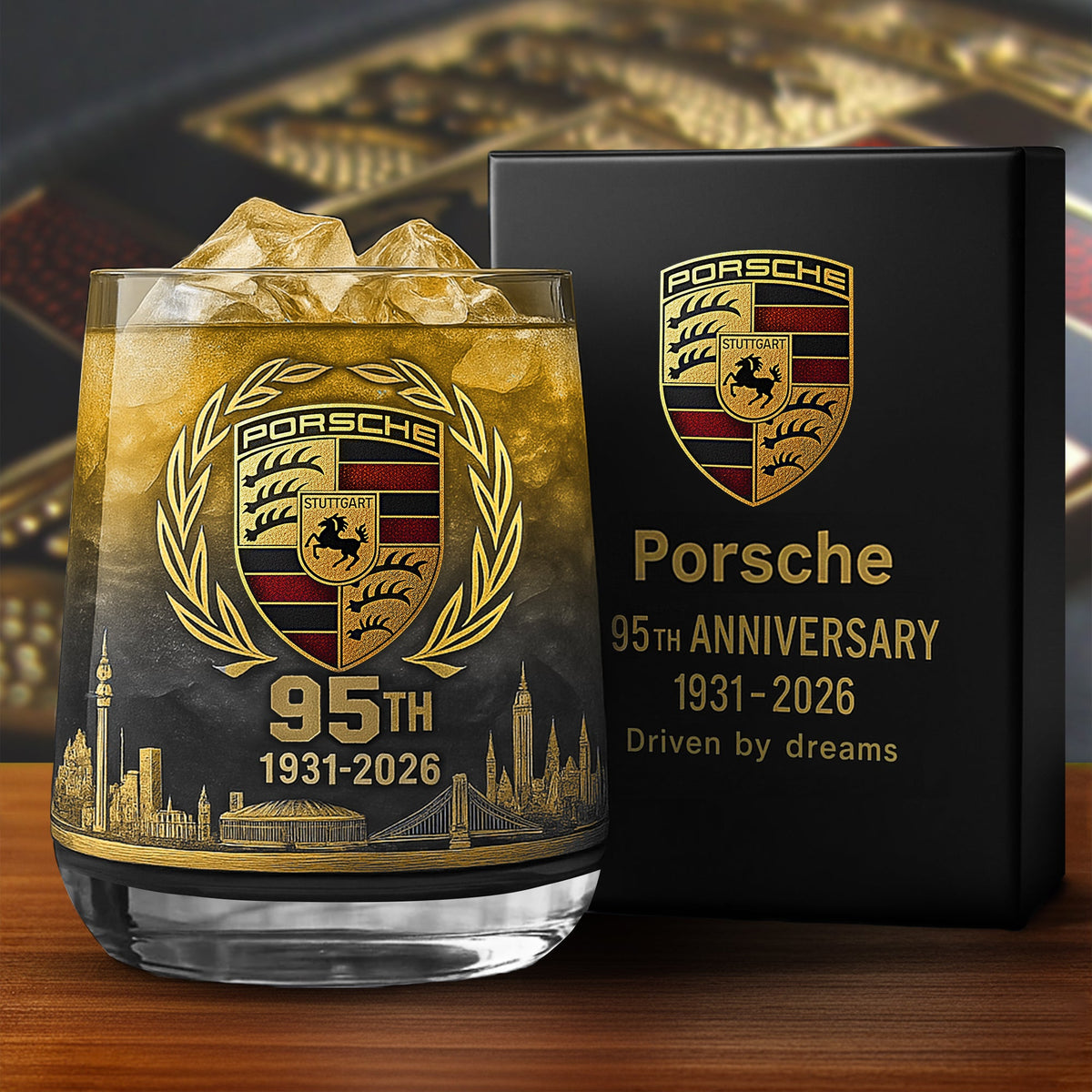 Pors 95th Anniversary Whisky , Whiskey Glass , Holiday Gift