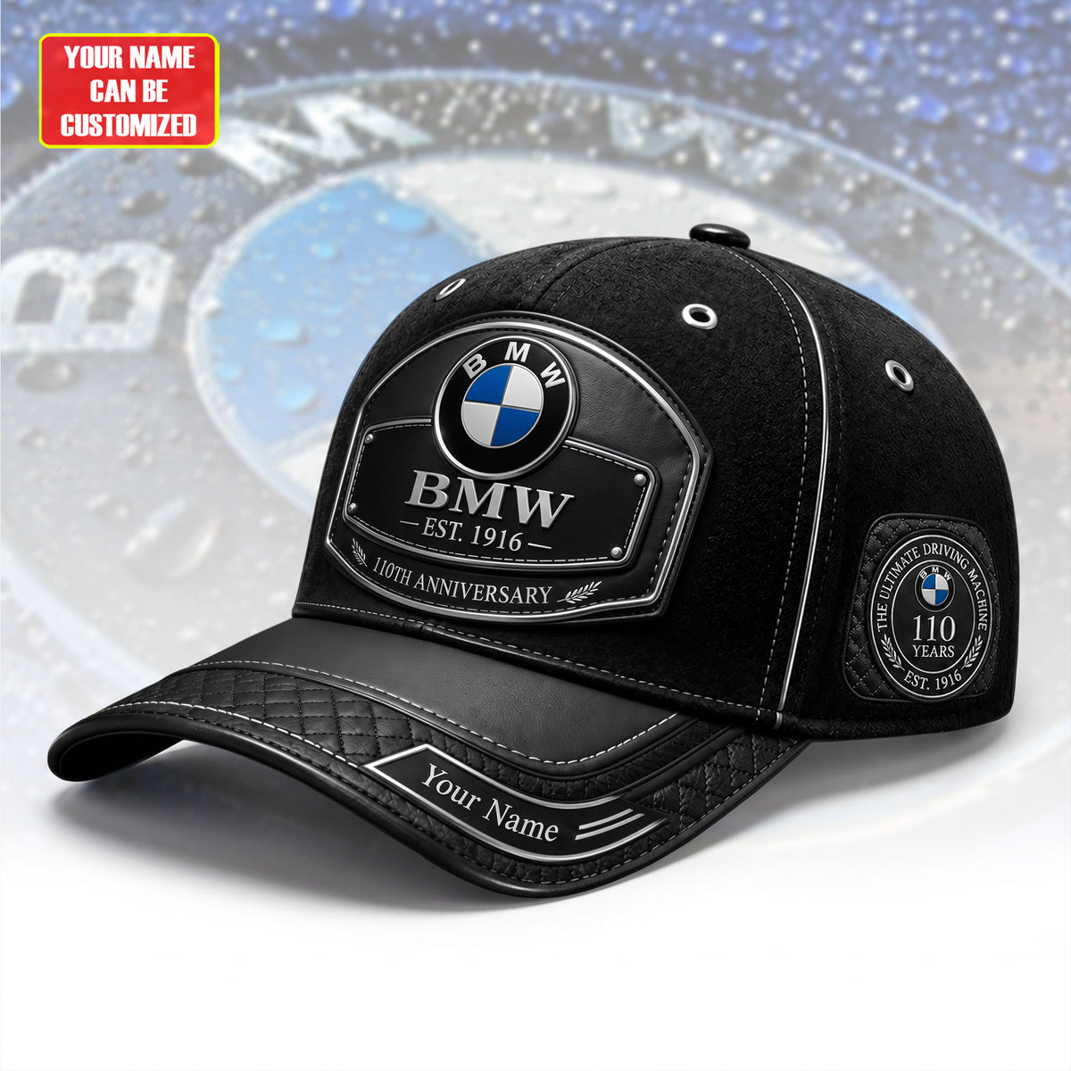 Personalized BW Leather Vintage 110th Anniversary Classic Cap (1816-2026)