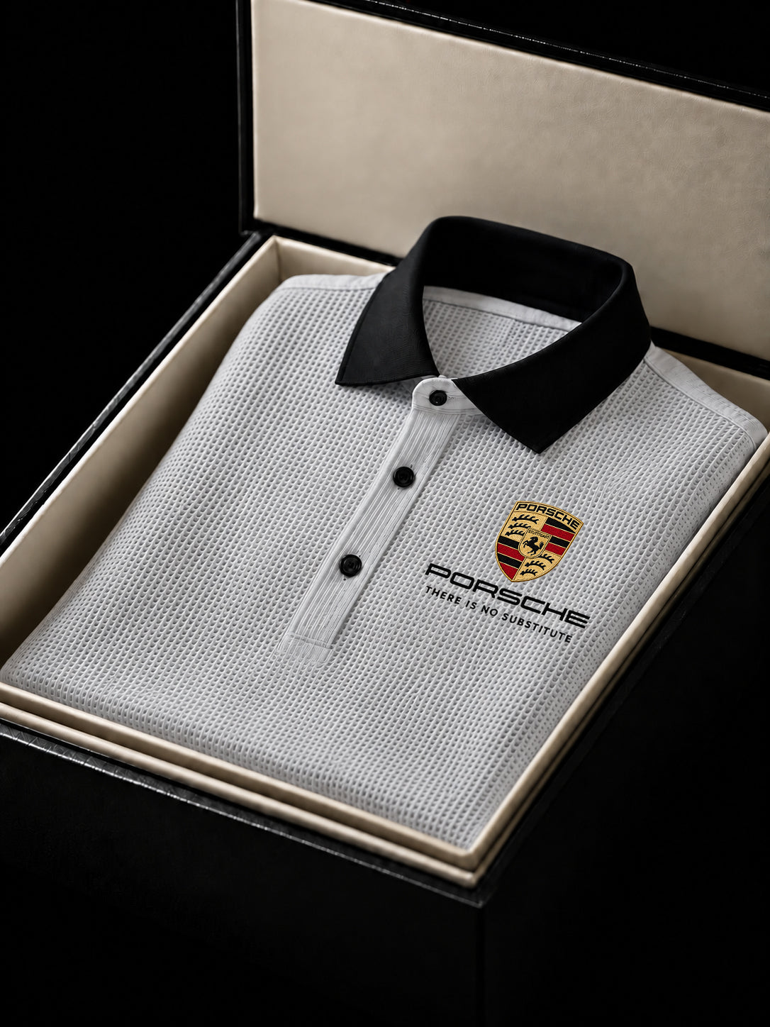 Personalized Pors Waffle Knit 2026 Polo Shirt