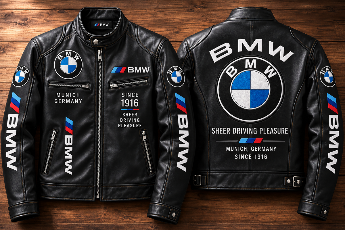 BW Since 1916 Vintage Collar Leather Jacket