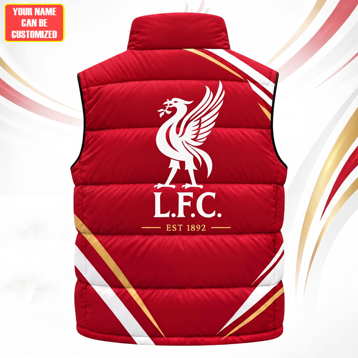 Personalized Lvp 2026 Sleeveless Windproof Puffer Jacket 3D