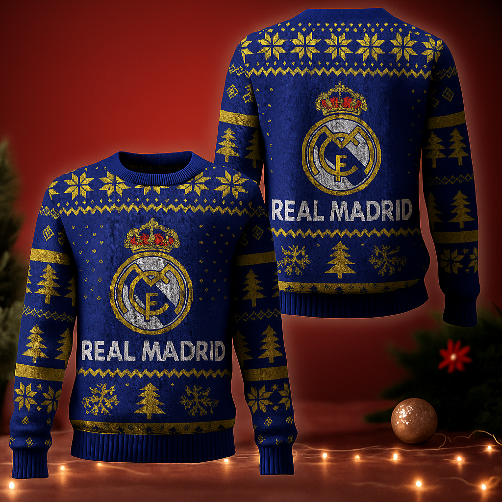 Real Ugly Christmas Sweater , Unisex Wool Sweater