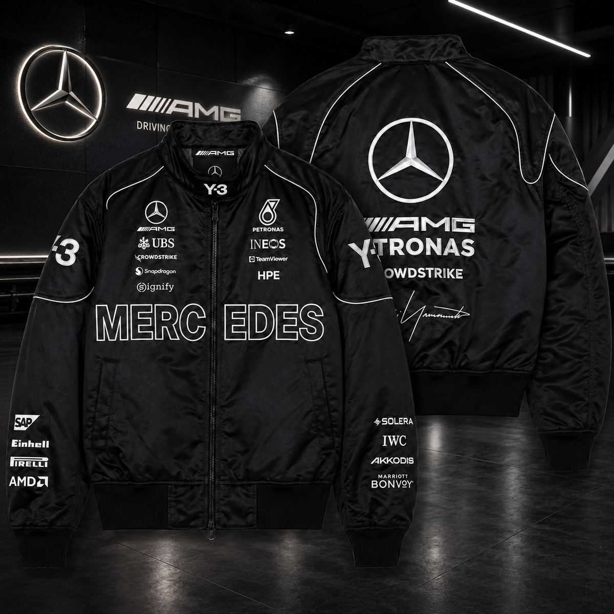 Personalized Merc Amg F1 Team Rush Jacket