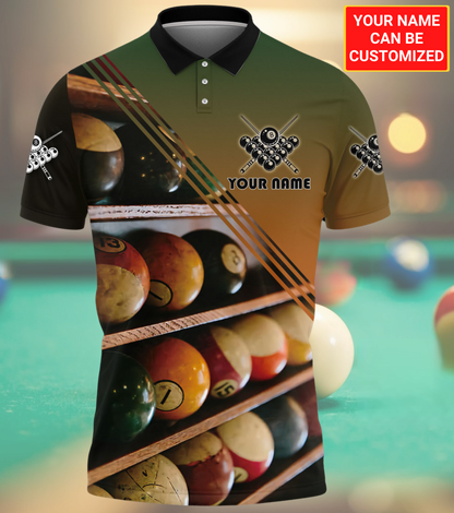 Billiard Shirt, Pool Player All-Over Print Unisex Shirt