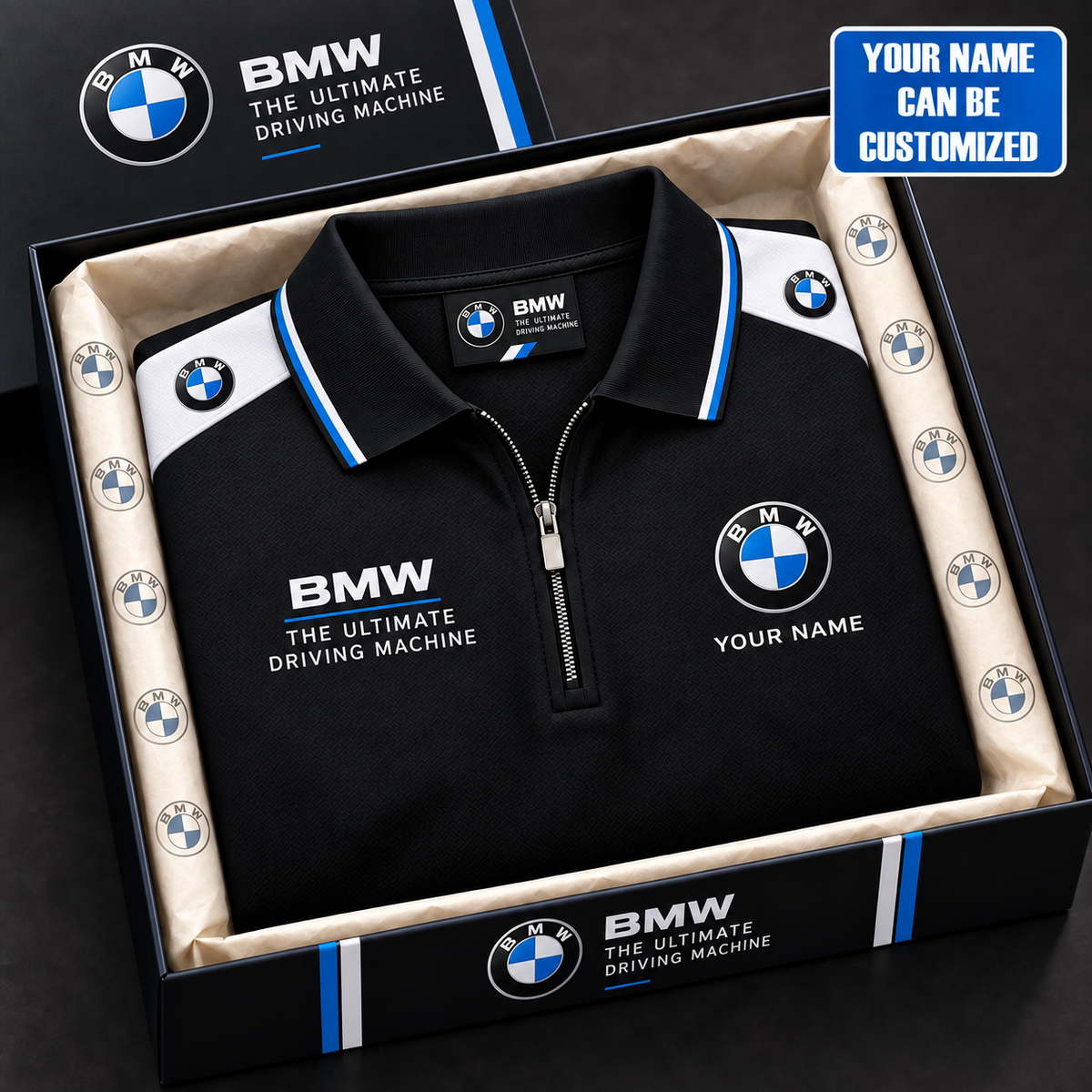 Personalized BW Division Zipper Polo ,T-shirt, Hoodie , Short , Polo , hawaii