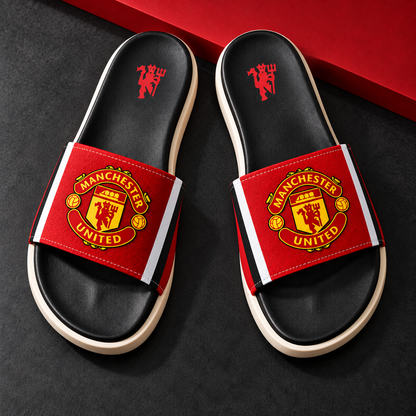 MU FC Sportline Custom Leather Sandals