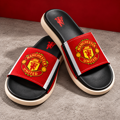 MU FC Sportline Custom Leather Sandals