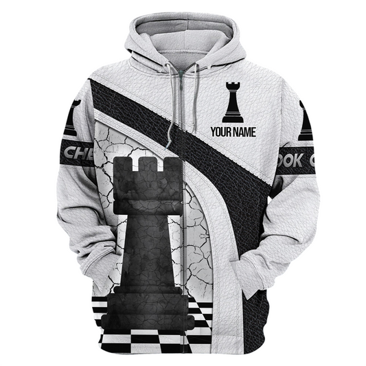 Rook Chess Shirt, Castle Chess Piece All-Over Print Unisex Tee