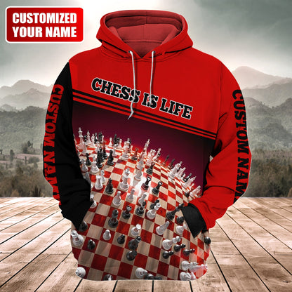 Chess Is Life Shirt, Chess Lover All-Over Print Unisex Tee