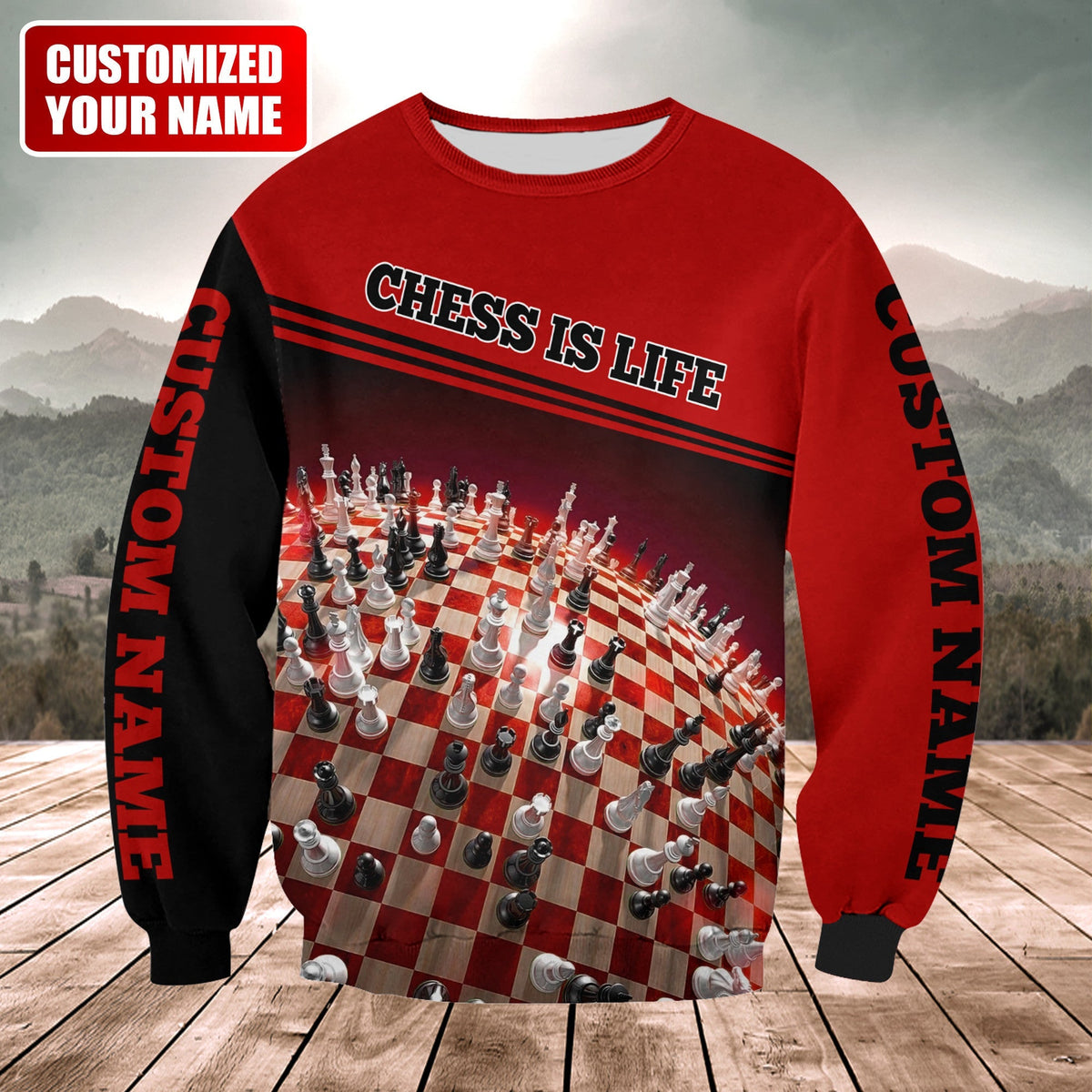 Chess Is Life Shirt, Chess Lover All-Over Print Unisex Tee