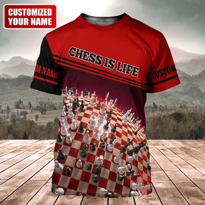 Chess Is Life Shirt, Chess Lover All-Over Print Unisex Tee