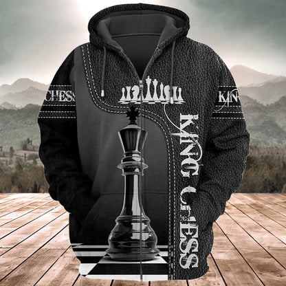 King Chess Shirt, Royal Strategy All-Over Print Unisex Tee