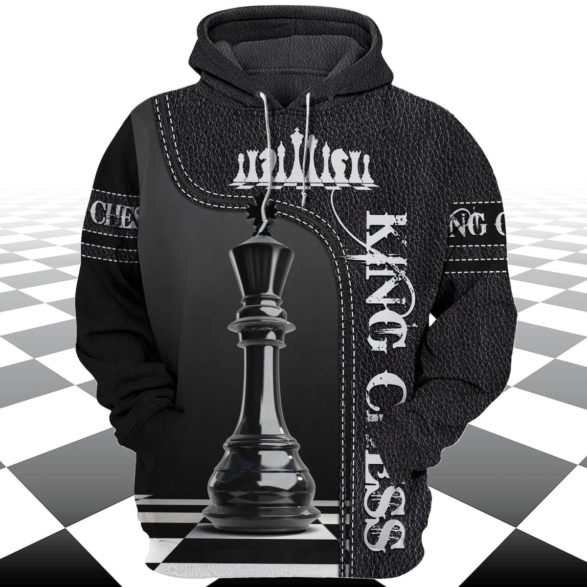 King Chess Shirt, Royal Strategy All-Over Print Unisex Tee